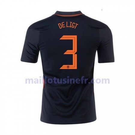 Maillot de Foot Pays-Bas MATTHIJS DE LIGT 3 Extérieur UEFA EURO 2020